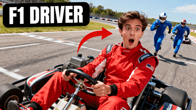 F1 driver undercover racing
